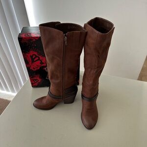 Fergalicious LEXIS Boots COGNAC Size 7M